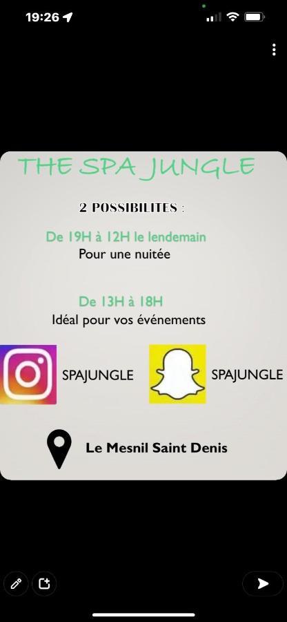 Spa Jungle Le Mesnil-Saint-Denis Extérieur photo